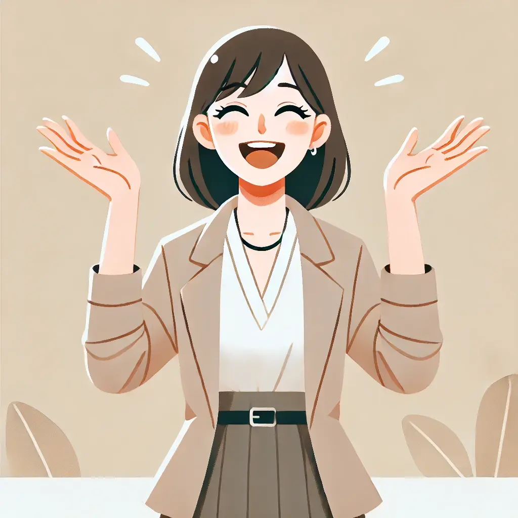 suicaを使ってクレジットカード現金化をするメリットに喜んでいる女性